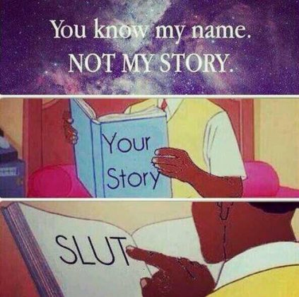 you only know my name not my story