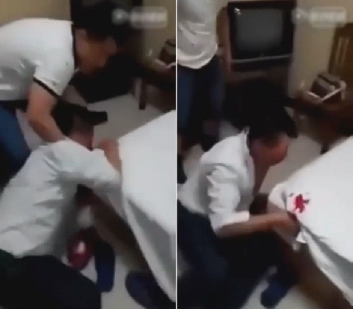 Husband Catches His Cheating Wife With Another Man In Their Bed.