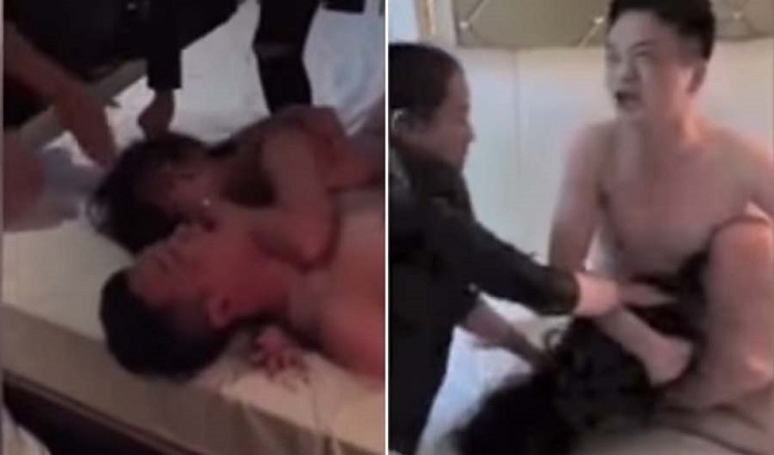 Wife Caught Cheating Husband With Her Best Friend, Beats Both Of Them! 
